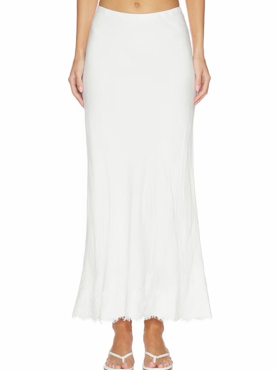 sister ny Dresses & Skirts - Sister NY white linen skirt